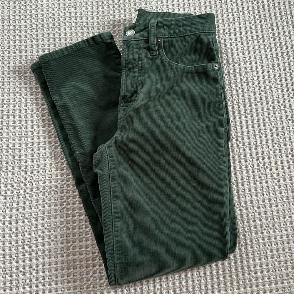 J.Crew Green Corduroy Pants
